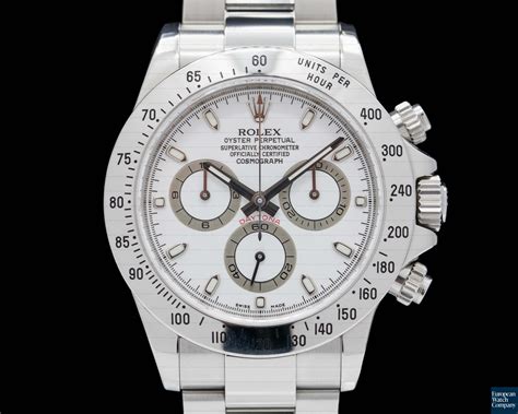 Rolex Daytona Ref. 116520 White Dial Full Set from 2008